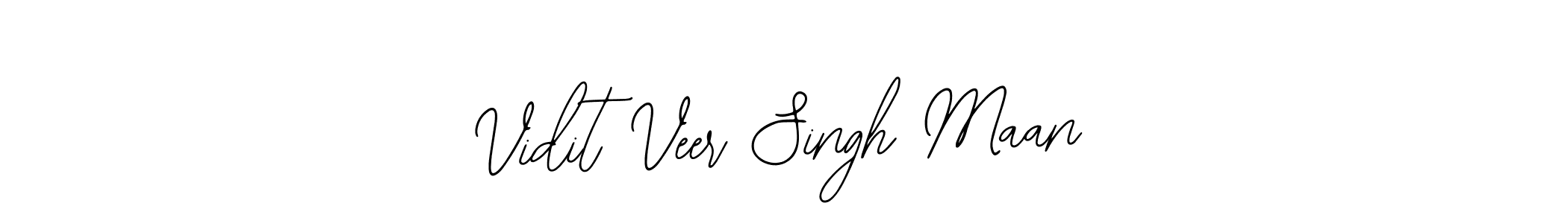 Create a beautiful signature design for name Vidit Veer Singh Maan. With this signature (Bearetta-2O07w) fonts, you can make a handwritten signature for free. Vidit Veer Singh Maan signature style 12 images and pictures png