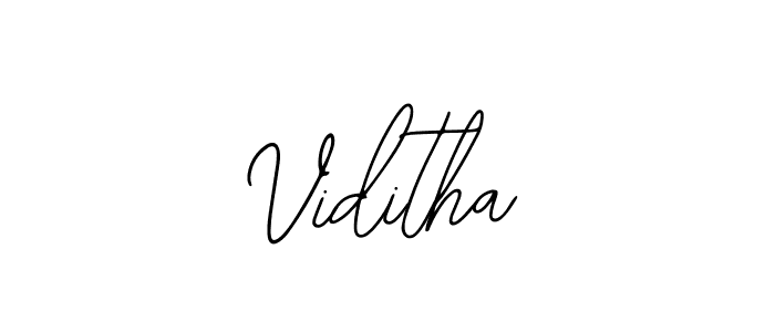 Create a beautiful signature design for name Viditha. With this signature (Bearetta-2O07w) fonts, you can make a handwritten signature for free. Viditha signature style 12 images and pictures png