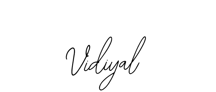 if you are searching for the best signature style for your name Vidiyal. so please give up your signature search. here we have designed multiple signature styles  using Bearetta-2O07w. Vidiyal signature style 12 images and pictures png