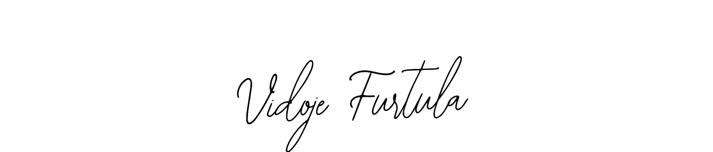 How to make Vidoje Furtula name signature. Use Bearetta-2O07w style for creating short signs online. This is the latest handwritten sign. Vidoje Furtula signature style 12 images and pictures png