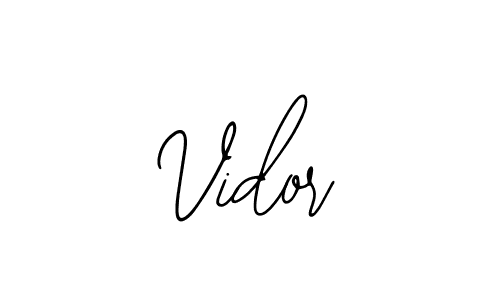 You should practise on your own different ways (Bearetta-2O07w) to write your name (Vidor) in signature. don't let someone else do it for you. Vidor signature style 12 images and pictures png