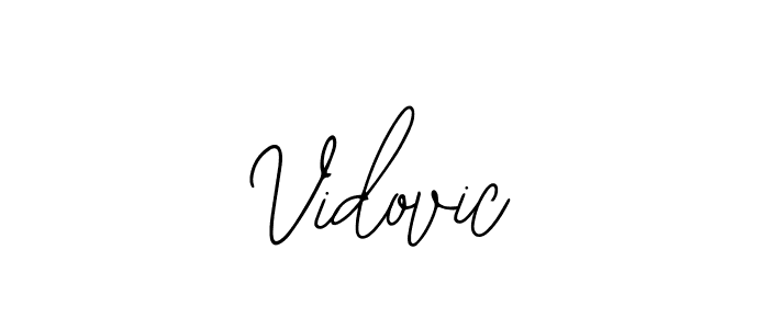 Design your own signature with our free online signature maker. With this signature software, you can create a handwritten (Bearetta-2O07w) signature for name Vidovic. Vidovic signature style 12 images and pictures png
