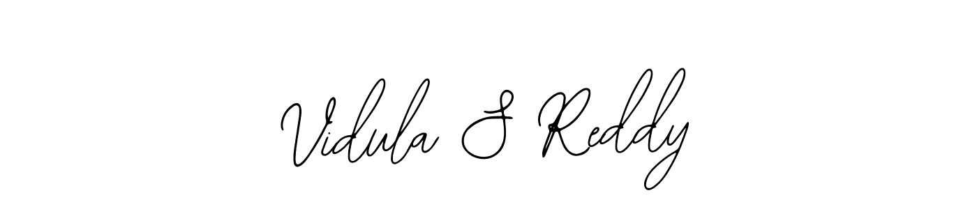 Similarly Bearetta-2O07w is the best handwritten signature design. Signature creator online .You can use it as an online autograph creator for name Vidula S Reddy. Vidula S Reddy signature style 12 images and pictures png