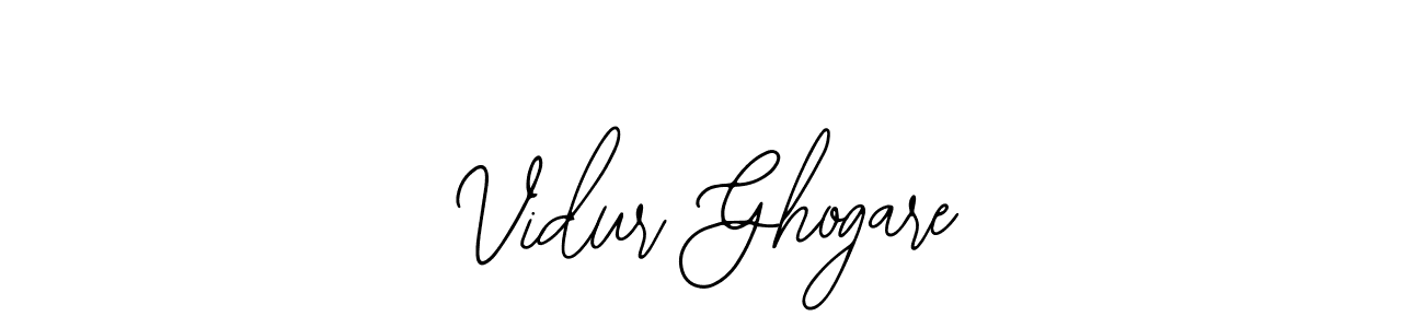 Design your own signature with our free online signature maker. With this signature software, you can create a handwritten (Bearetta-2O07w) signature for name Vidur Ghogare. Vidur Ghogare signature style 12 images and pictures png