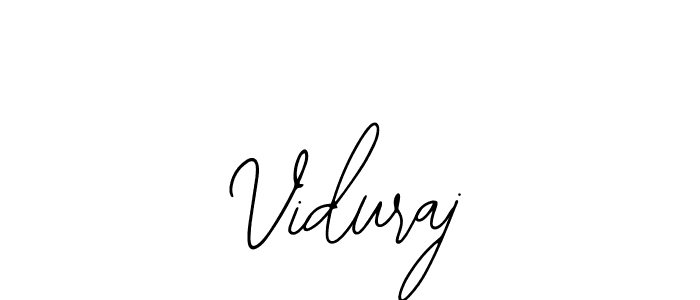 Use a signature maker to create a handwritten signature online. With this signature software, you can design (Bearetta-2O07w) your own signature for name Viduraj. Viduraj signature style 12 images and pictures png