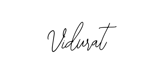 How to make Vidurat name signature. Use Bearetta-2O07w style for creating short signs online. This is the latest handwritten sign. Vidurat signature style 12 images and pictures png