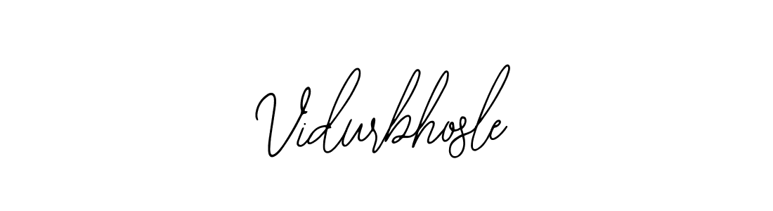Design your own signature with our free online signature maker. With this signature software, you can create a handwritten (Bearetta-2O07w) signature for name Vidurbhosle. Vidurbhosle signature style 12 images and pictures png