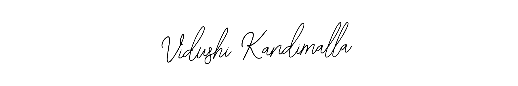 This is the best signature style for the Vidushi Kandimalla name. Also you like these signature font (Bearetta-2O07w). Mix name signature. Vidushi Kandimalla signature style 12 images and pictures png