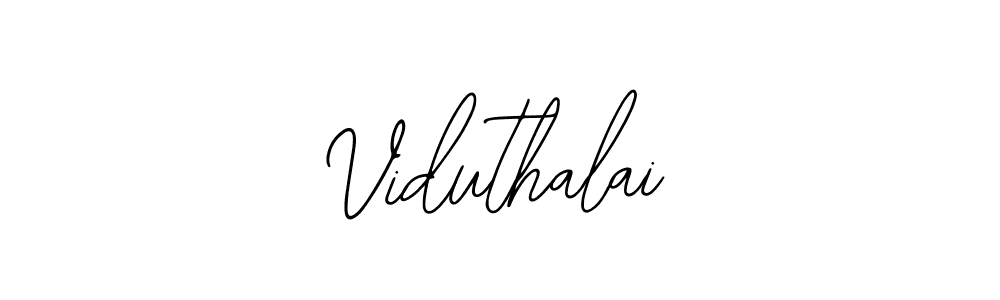 Also we have Viduthalai name is the best signature style. Create professional handwritten signature collection using Bearetta-2O07w autograph style. Viduthalai signature style 12 images and pictures png