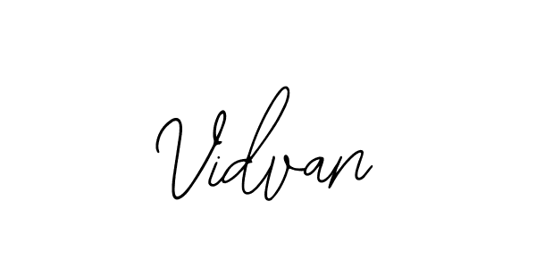 How to Draw Vidvan signature style? Bearetta-2O07w is a latest design signature styles for name Vidvan. Vidvan signature style 12 images and pictures png