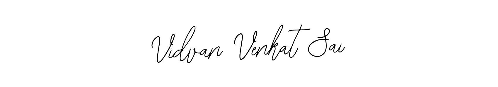 Similarly Bearetta-2O07w is the best handwritten signature design. Signature creator online .You can use it as an online autograph creator for name Vidvan Venkat Sai. Vidvan Venkat Sai signature style 12 images and pictures png
