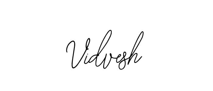 Also we have Vidvesh name is the best signature style. Create professional handwritten signature collection using Bearetta-2O07w autograph style. Vidvesh signature style 12 images and pictures png