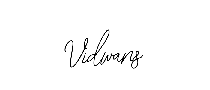 Create a beautiful signature design for name Vidwans. With this signature (Bearetta-2O07w) fonts, you can make a handwritten signature for free. Vidwans signature style 12 images and pictures png