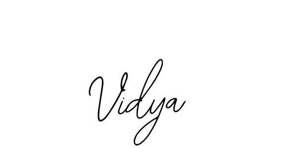 Bearetta-2O07w is a professional signature style that is perfect for those who want to add a touch of class to their signature. It is also a great choice for those who want to make their signature more unique. Get Vidya  name to fancy signature for free. Vidya  signature style 12 images and pictures png