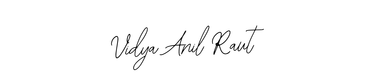 You should practise on your own different ways (Bearetta-2O07w) to write your name (Vidya Anil Raut) in signature. don't let someone else do it for you. Vidya Anil Raut signature style 12 images and pictures png