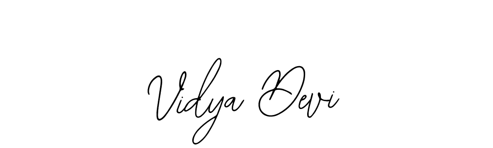 Also we have Vidya Devi name is the best signature style. Create professional handwritten signature collection using Bearetta-2O07w autograph style. Vidya Devi signature style 12 images and pictures png