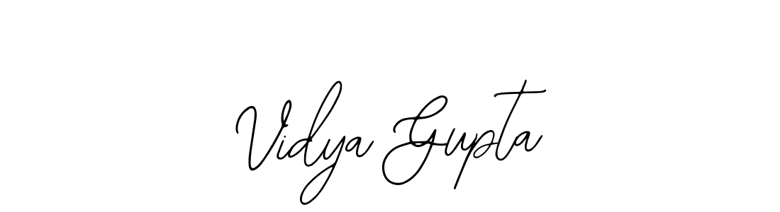 Use a signature maker to create a handwritten signature online. With this signature software, you can design (Bearetta-2O07w) your own signature for name Vidya Gupta. Vidya Gupta signature style 12 images and pictures png