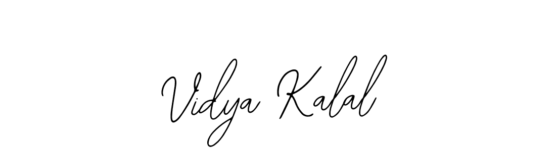 It looks lik you need a new signature style for name Vidya Kalal. Design unique handwritten (Bearetta-2O07w) signature with our free signature maker in just a few clicks. Vidya Kalal signature style 12 images and pictures png