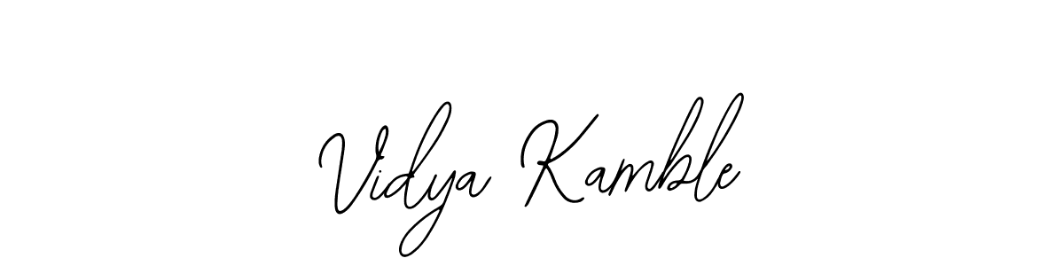 Create a beautiful signature design for name Vidya Kamble. With this signature (Bearetta-2O07w) fonts, you can make a handwritten signature for free. Vidya Kamble signature style 12 images and pictures png