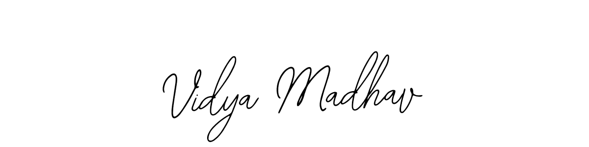 Create a beautiful signature design for name Vidya Madhav. With this signature (Bearetta-2O07w) fonts, you can make a handwritten signature for free. Vidya Madhav signature style 12 images and pictures png