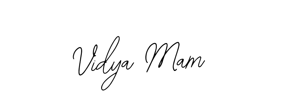 Make a beautiful signature design for name Vidya Mam. With this signature (Bearetta-2O07w) style, you can create a handwritten signature for free. Vidya Mam signature style 12 images and pictures png