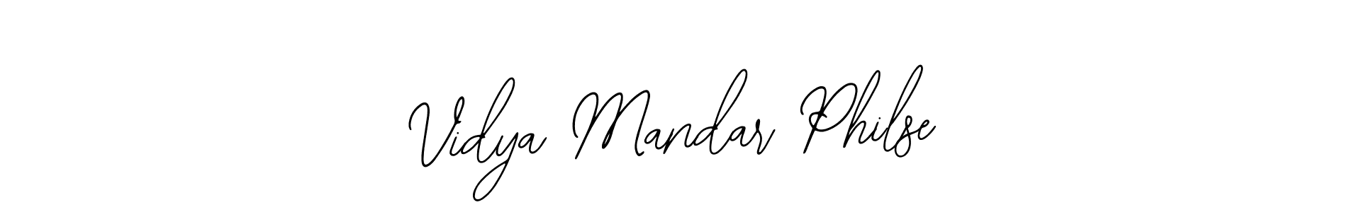 You can use this online signature creator to create a handwritten signature for the name Vidya Mandar Philse. This is the best online autograph maker. Vidya Mandar Philse signature style 12 images and pictures png