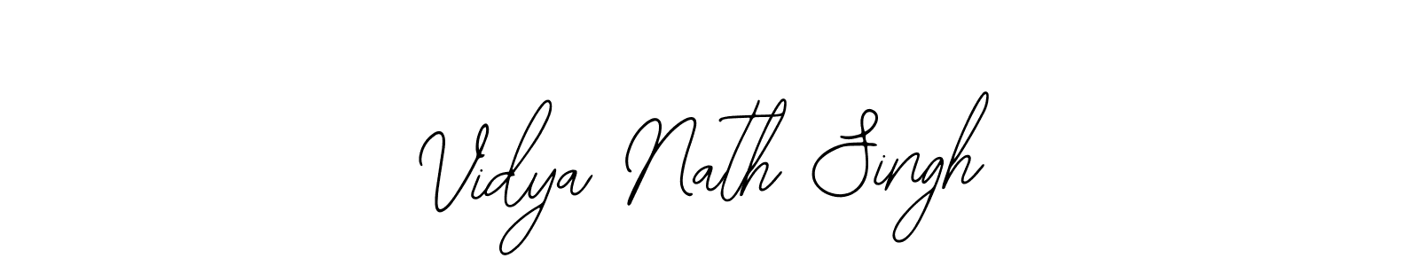 Use a signature maker to create a handwritten signature online. With this signature software, you can design (Bearetta-2O07w) your own signature for name Vidya Nath Singh. Vidya Nath Singh signature style 12 images and pictures png