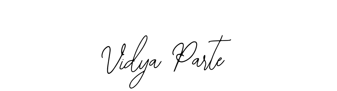 Create a beautiful signature design for name Vidya Parte. With this signature (Bearetta-2O07w) fonts, you can make a handwritten signature for free. Vidya Parte signature style 12 images and pictures png
