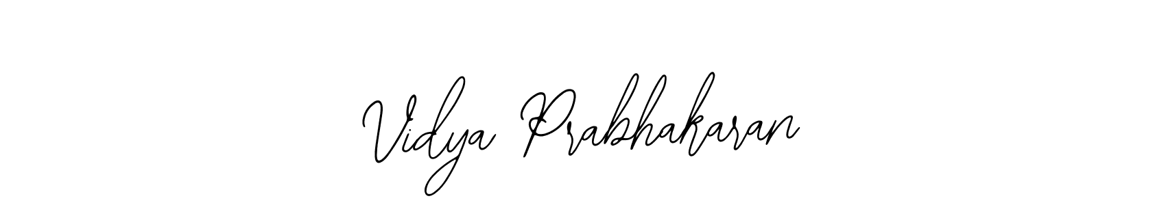 Vidya Prabhakaran stylish signature style. Best Handwritten Sign (Bearetta-2O07w) for my name. Handwritten Signature Collection Ideas for my name Vidya Prabhakaran. Vidya Prabhakaran signature style 12 images and pictures png