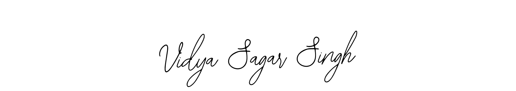 You should practise on your own different ways (Bearetta-2O07w) to write your name (Vidya Sagar Singh) in signature. don't let someone else do it for you. Vidya Sagar Singh signature style 12 images and pictures png