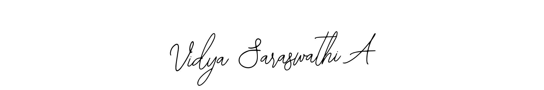 Vidya Saraswathi A stylish signature style. Best Handwritten Sign (Bearetta-2O07w) for my name. Handwritten Signature Collection Ideas for my name Vidya Saraswathi A. Vidya Saraswathi A signature style 12 images and pictures png