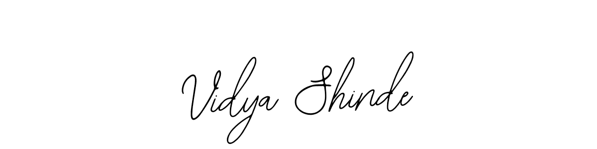 How to make Vidya Shinde signature? Bearetta-2O07w is a professional autograph style. Create handwritten signature for Vidya Shinde name. Vidya Shinde signature style 12 images and pictures png