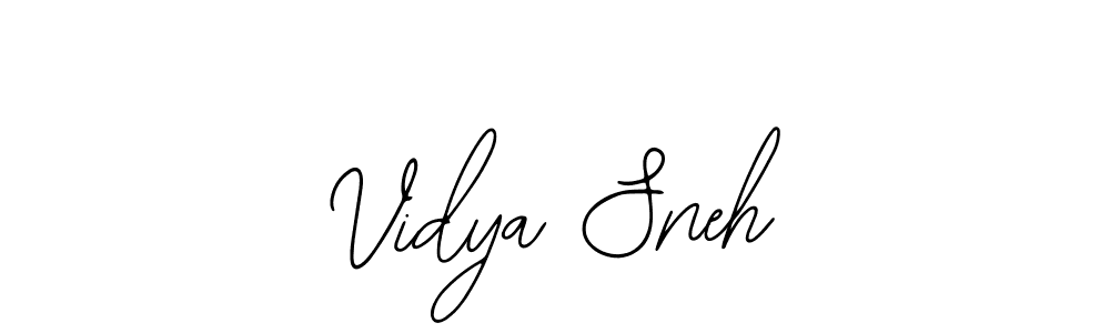 Vidya Sneh stylish signature style. Best Handwritten Sign (Bearetta-2O07w) for my name. Handwritten Signature Collection Ideas for my name Vidya Sneh. Vidya Sneh signature style 12 images and pictures png