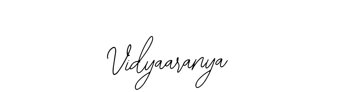 Design your own signature with our free online signature maker. With this signature software, you can create a handwritten (Bearetta-2O07w) signature for name Vidyaaranya. Vidyaaranya signature style 12 images and pictures png