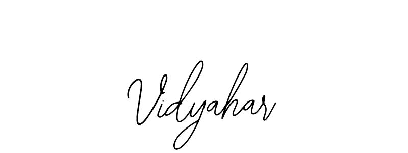 Design your own signature with our free online signature maker. With this signature software, you can create a handwritten (Bearetta-2O07w) signature for name Vidyahar. Vidyahar signature style 12 images and pictures png