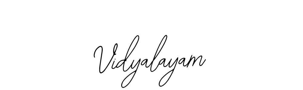 if you are searching for the best signature style for your name Vidyalayam. so please give up your signature search. here we have designed multiple signature styles  using Bearetta-2O07w. Vidyalayam signature style 12 images and pictures png