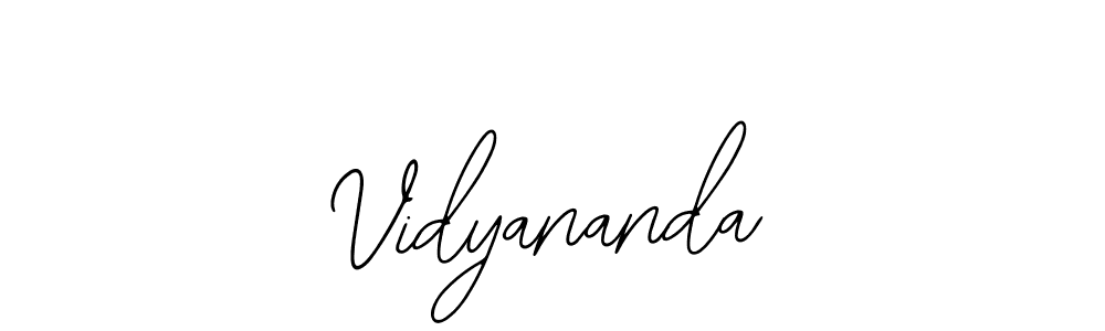 How to make Vidyananda signature? Bearetta-2O07w is a professional autograph style. Create handwritten signature for Vidyananda name. Vidyananda signature style 12 images and pictures png