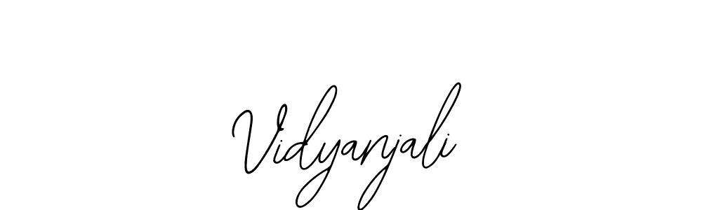 Make a beautiful signature design for name Vidyanjali. With this signature (Bearetta-2O07w) style, you can create a handwritten signature for free. Vidyanjali signature style 12 images and pictures png