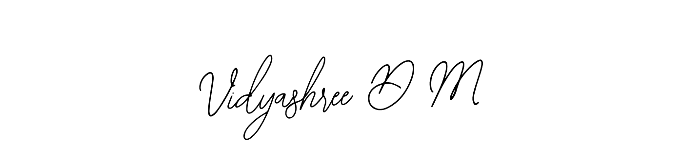if you are searching for the best signature style for your name Vidyashree D M. so please give up your signature search. here we have designed multiple signature styles  using Bearetta-2O07w. Vidyashree D M signature style 12 images and pictures png