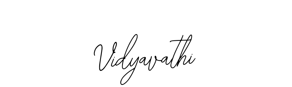 Also we have Vidyavathi name is the best signature style. Create professional handwritten signature collection using Bearetta-2O07w autograph style. Vidyavathi signature style 12 images and pictures png