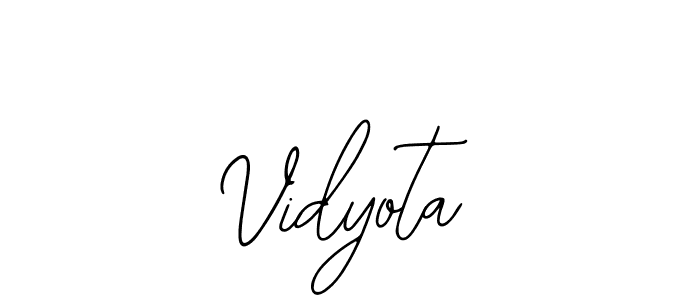 You should practise on your own different ways (Bearetta-2O07w) to write your name (Vidyota) in signature. don't let someone else do it for you. Vidyota signature style 12 images and pictures png