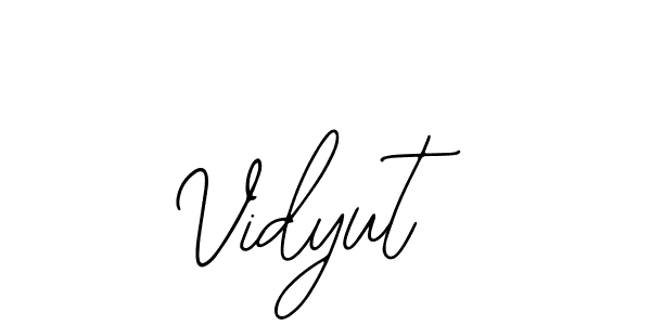 How to make Vidyut name signature. Use Bearetta-2O07w style for creating short signs online. This is the latest handwritten sign. Vidyut signature style 12 images and pictures png