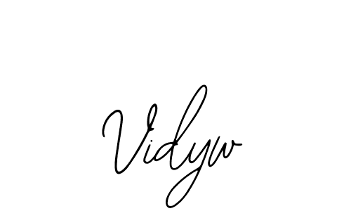 How to make Vidyw signature? Bearetta-2O07w is a professional autograph style. Create handwritten signature for Vidyw name. Vidyw signature style 12 images and pictures png