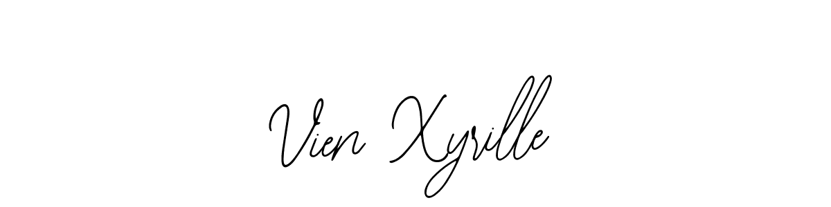 Create a beautiful signature design for name Vien Xyrille. With this signature (Bearetta-2O07w) fonts, you can make a handwritten signature for free. Vien Xyrille signature style 12 images and pictures png