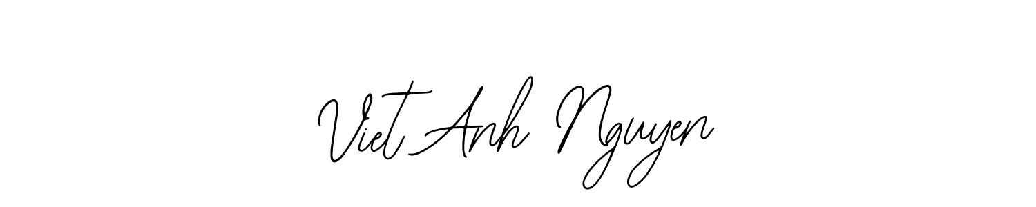 How to make Viet Anh Nguyen name signature. Use Bearetta-2O07w style for creating short signs online. This is the latest handwritten sign. Viet Anh Nguyen signature style 12 images and pictures png
