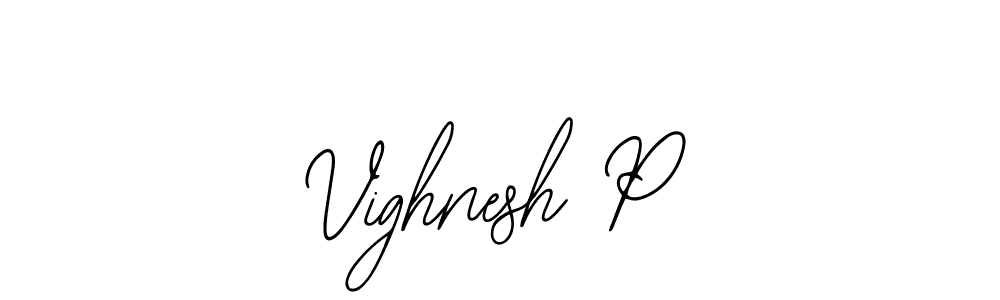 The best way (Bearetta-2O07w) to make a short signature is to pick only two or three words in your name. The name Vighnesh P include a total of six letters. For converting this name. Vighnesh P signature style 12 images and pictures png