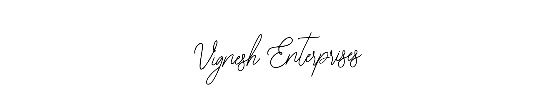 It looks lik you need a new signature style for name Vignesh Enterprises. Design unique handwritten (Bearetta-2O07w) signature with our free signature maker in just a few clicks. Vignesh Enterprises signature style 12 images and pictures png