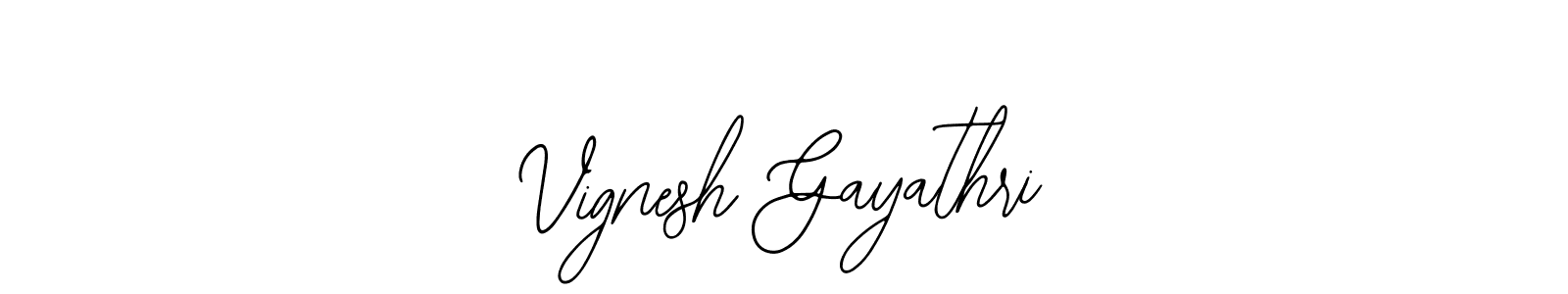 if you are searching for the best signature style for your name Vignesh Gayathri. so please give up your signature search. here we have designed multiple signature styles  using Bearetta-2O07w. Vignesh Gayathri signature style 12 images and pictures png