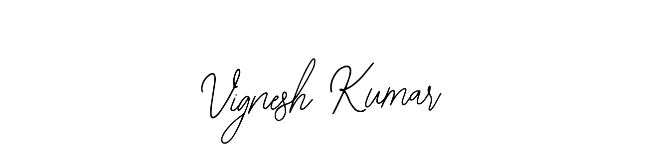 Bearetta-2O07w is a professional signature style that is perfect for those who want to add a touch of class to their signature. It is also a great choice for those who want to make their signature more unique. Get Vignesh Kumar name to fancy signature for free. Vignesh Kumar signature style 12 images and pictures png