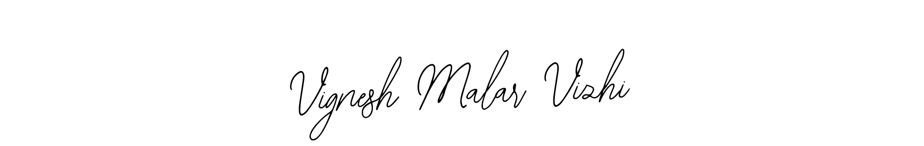 Create a beautiful signature design for name Vignesh Malar Vizhi. With this signature (Bearetta-2O07w) fonts, you can make a handwritten signature for free. Vignesh Malar Vizhi signature style 12 images and pictures png